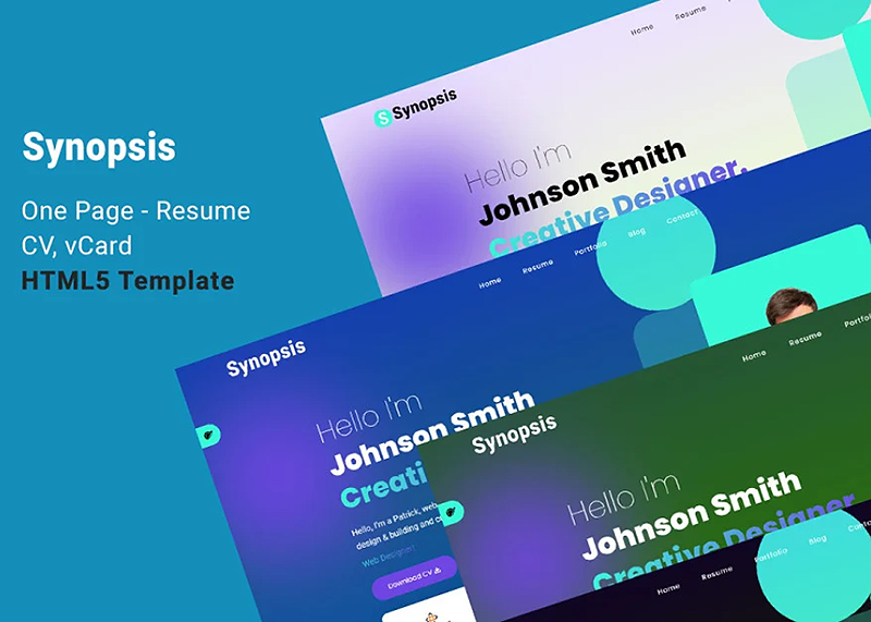 SYNOPSIS - One page resume / CV / VCARD HTML5 Template - How to Craft a Landing Page in WordPress and Boost Your Traffic? | Premium Website Templates & Themes | Travolgi Themes SYNOPSIS - One page resume / CV / VCARD HTML5 Template - How to Craft a Landing Page in WordPress and Boost Your Traffic? | Premium Website Templates & Themes | Travolgi Themes