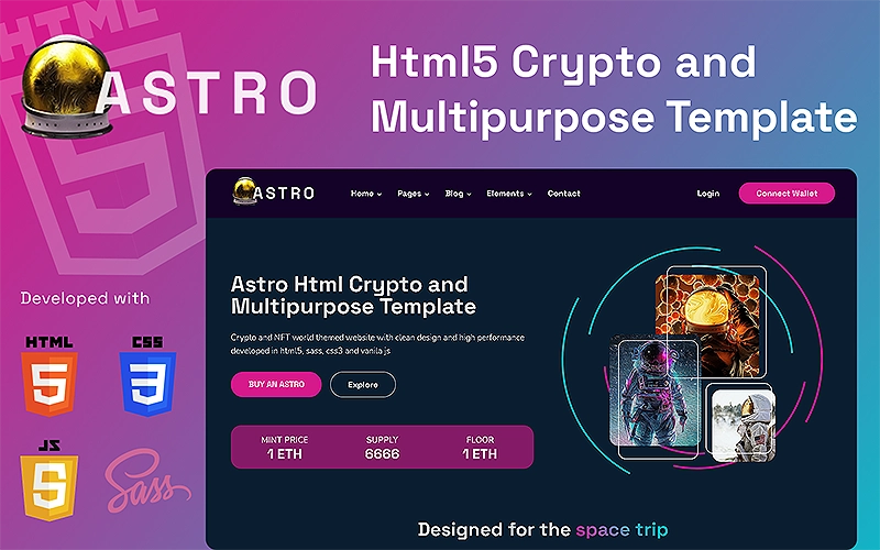 Astro Html Crypto and Multipurpose Template | Premium Website Templates & Themes | Travolgi Themes
