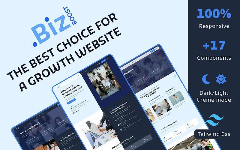 BizBoost - The Best Choice for Business Growth Website Ultimate Template | Premium Website Templates & Themes | Travolgi Themes