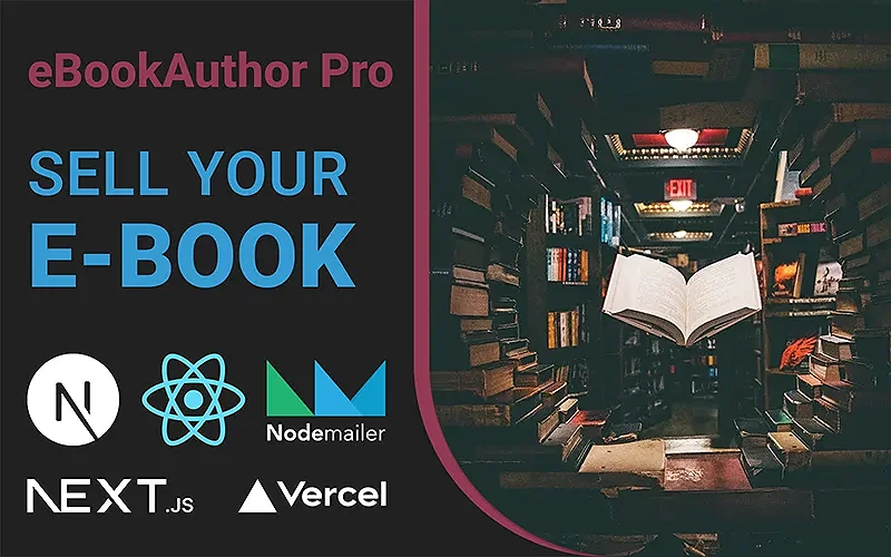 eBook Author Pro: Sell Your eBooks with the Author and Writer Next.js Template | Premium Website Templates & Themes | Travolgi Themes